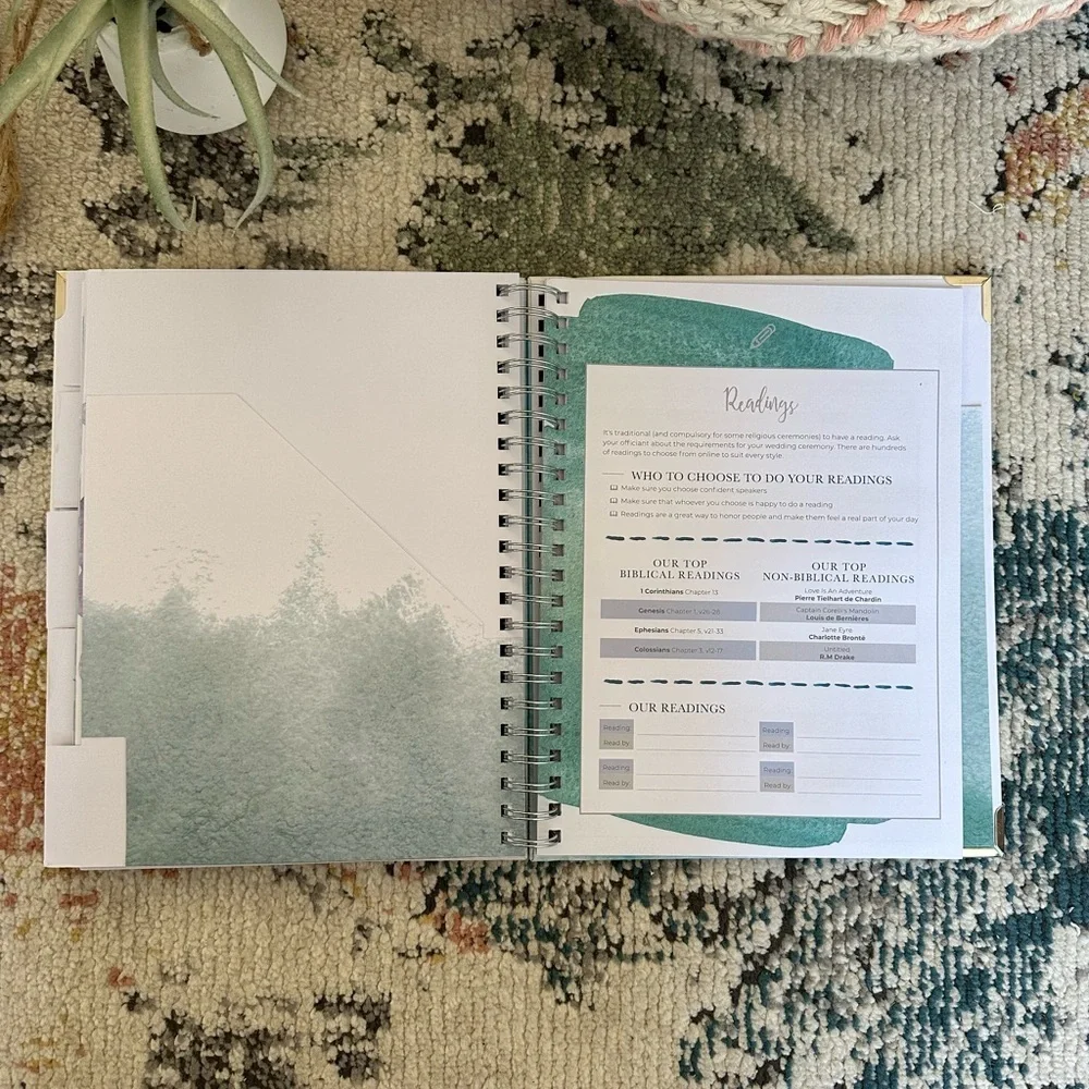 Wedding Planner Notebook - Blue, New, The Complete Wedding Planner